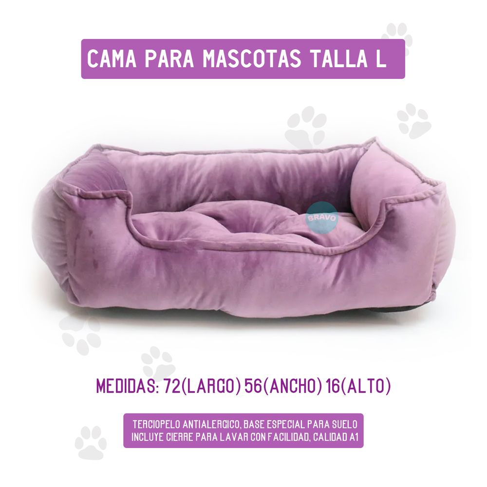 Cama perro talla online l