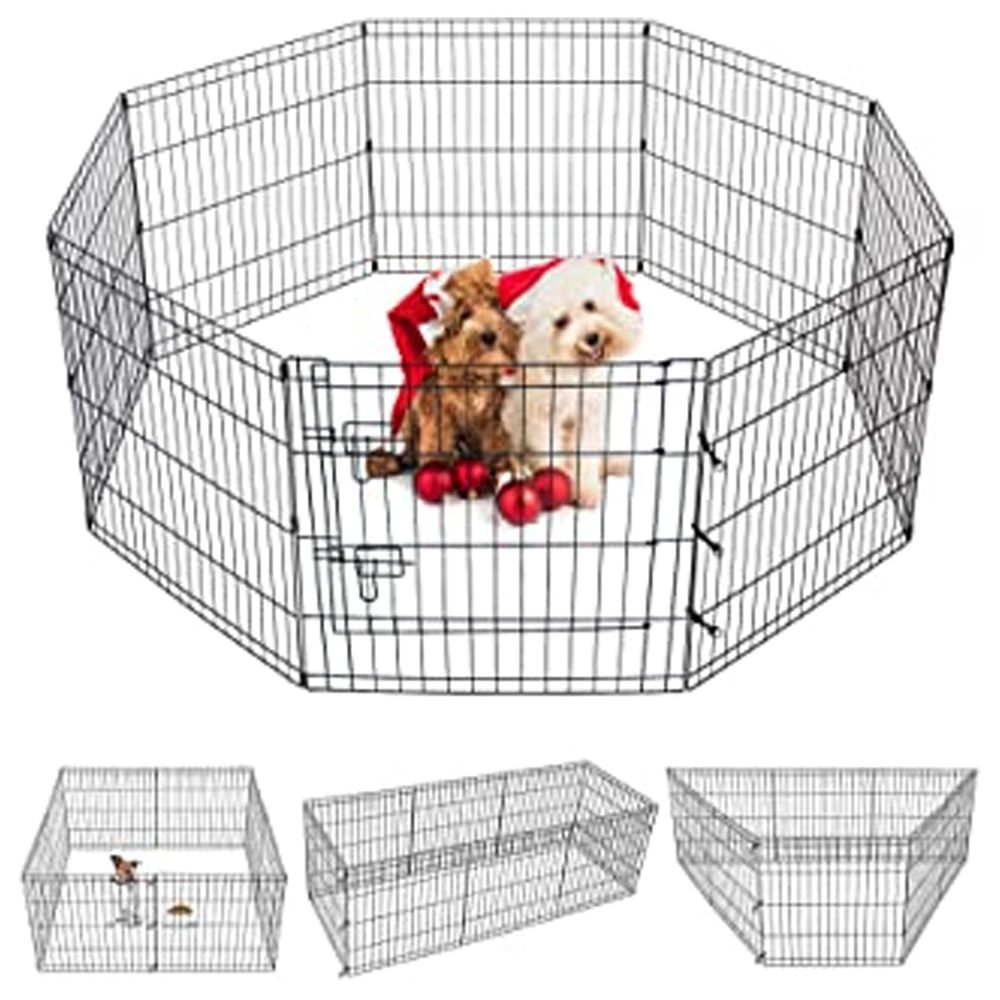 Corral Cerco Reja Jaula para Mascota 60 x 60cm Conejo Gatos Perros