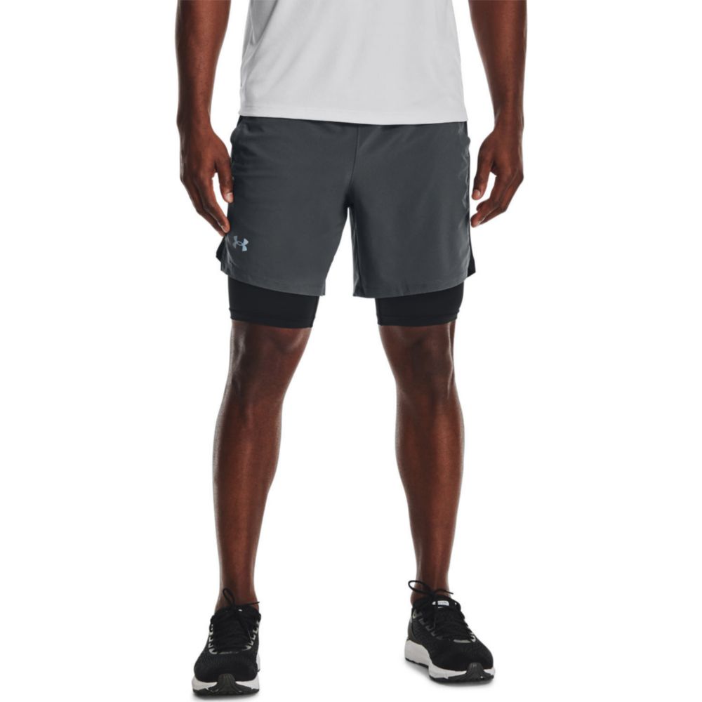 Short Deportivo Under Armour Hombre Launch Sw 7 1361497-001 Gris |  Oechsle.pe - Oechsle