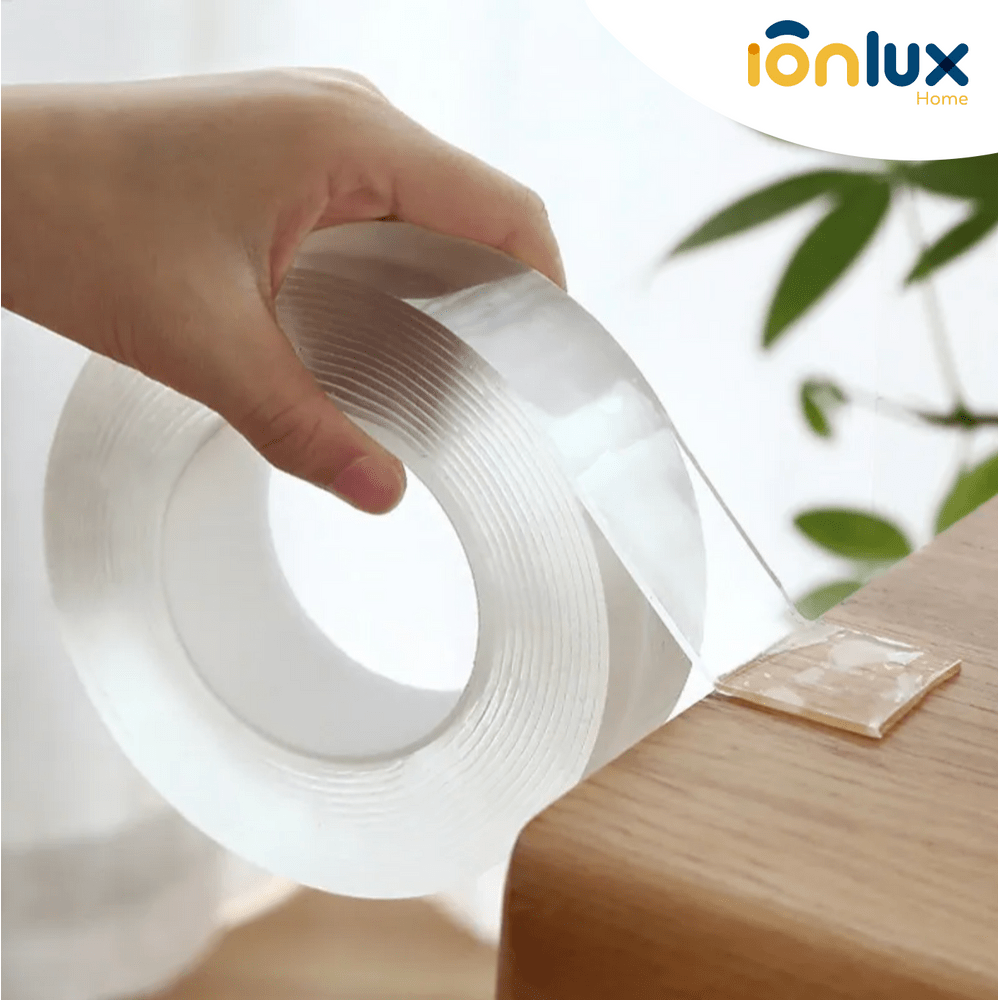 lavanda curva Medicinal Cinta Mágica Doble Contacto 3 Metros IONLUX Reutilizable Removible  Impermeable y Lavable | Oechsle - Oechsle