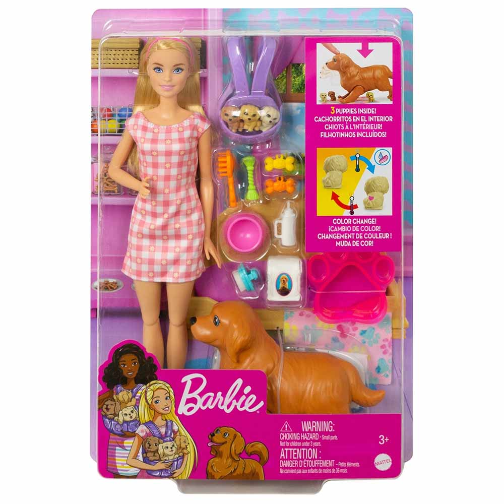 Muñeca Barbie Búsqueda De Perritos Barbie Y Su Guarderia De