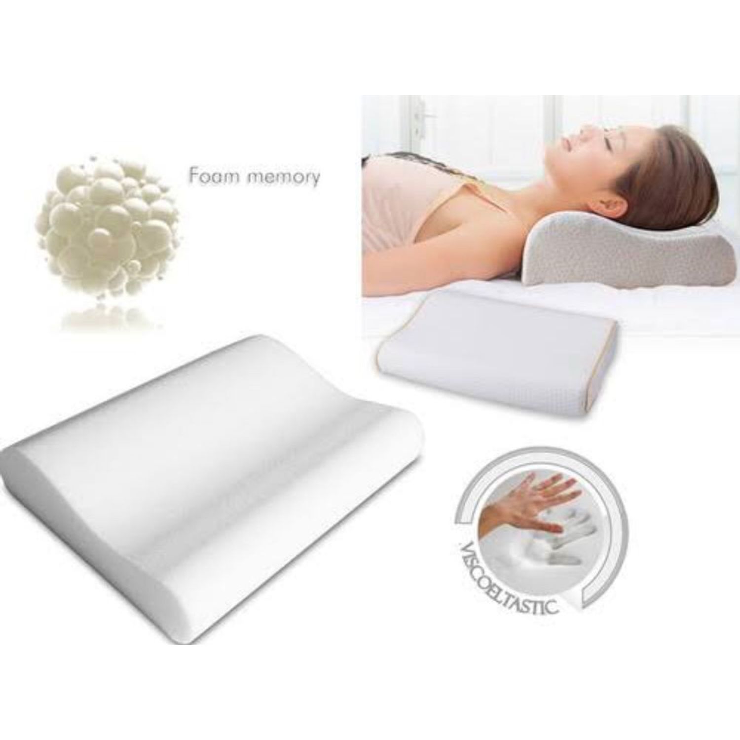 Almohada Ortopédica Cervical Viscoelástica