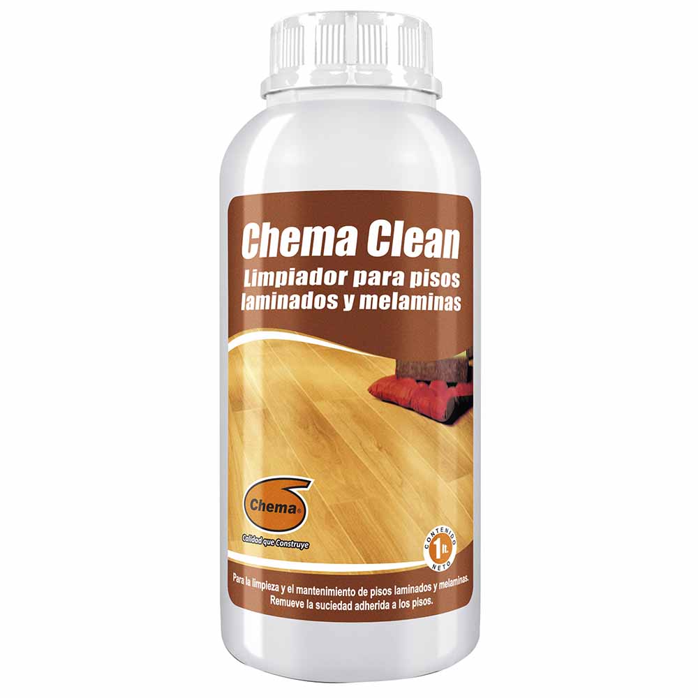 Limpiador Pisos Laminado y Melamina CHEMA Clean Botella 1L