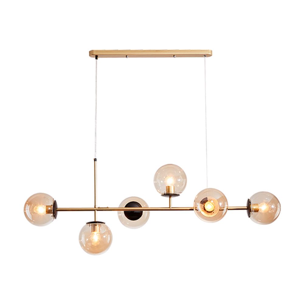 Colgante Helena dorado E27 Lightech