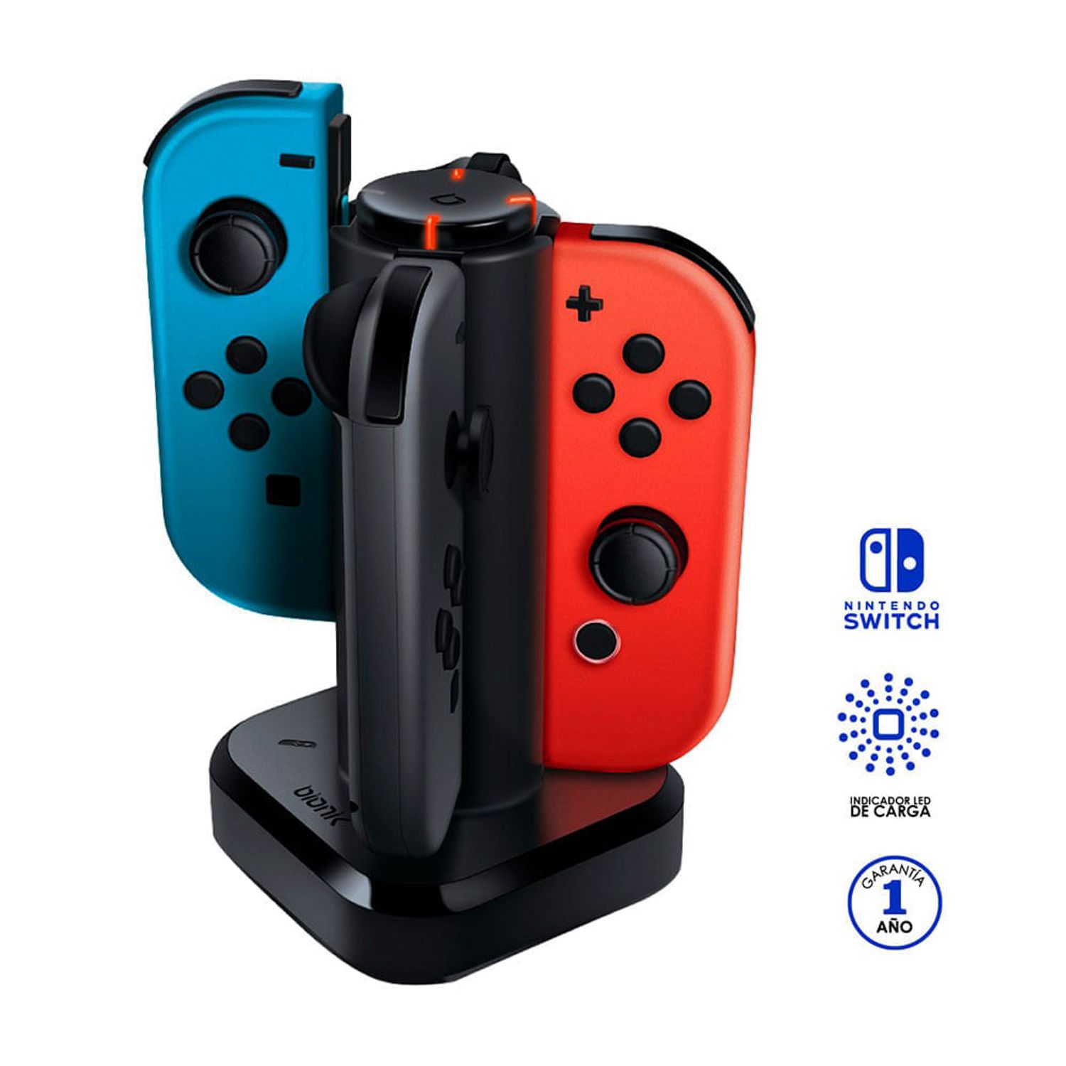 Cargador Joy Con Hori Nintendo Switch Negro I Oechsle - Oechsle