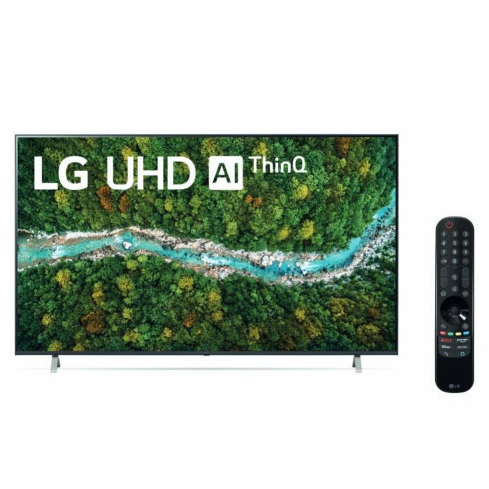 LG UHD ThinQ AI 55'' UP77 4K Smart TV, 4K Procesador Inteligente a5, Magic Remote
