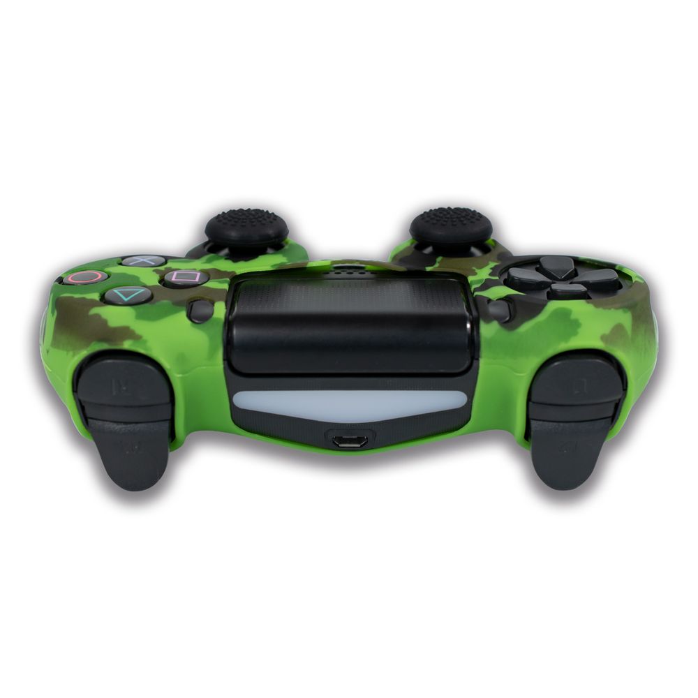 Funda para Mando PS4 Dualshock Verde Claro Camuflado - Promart