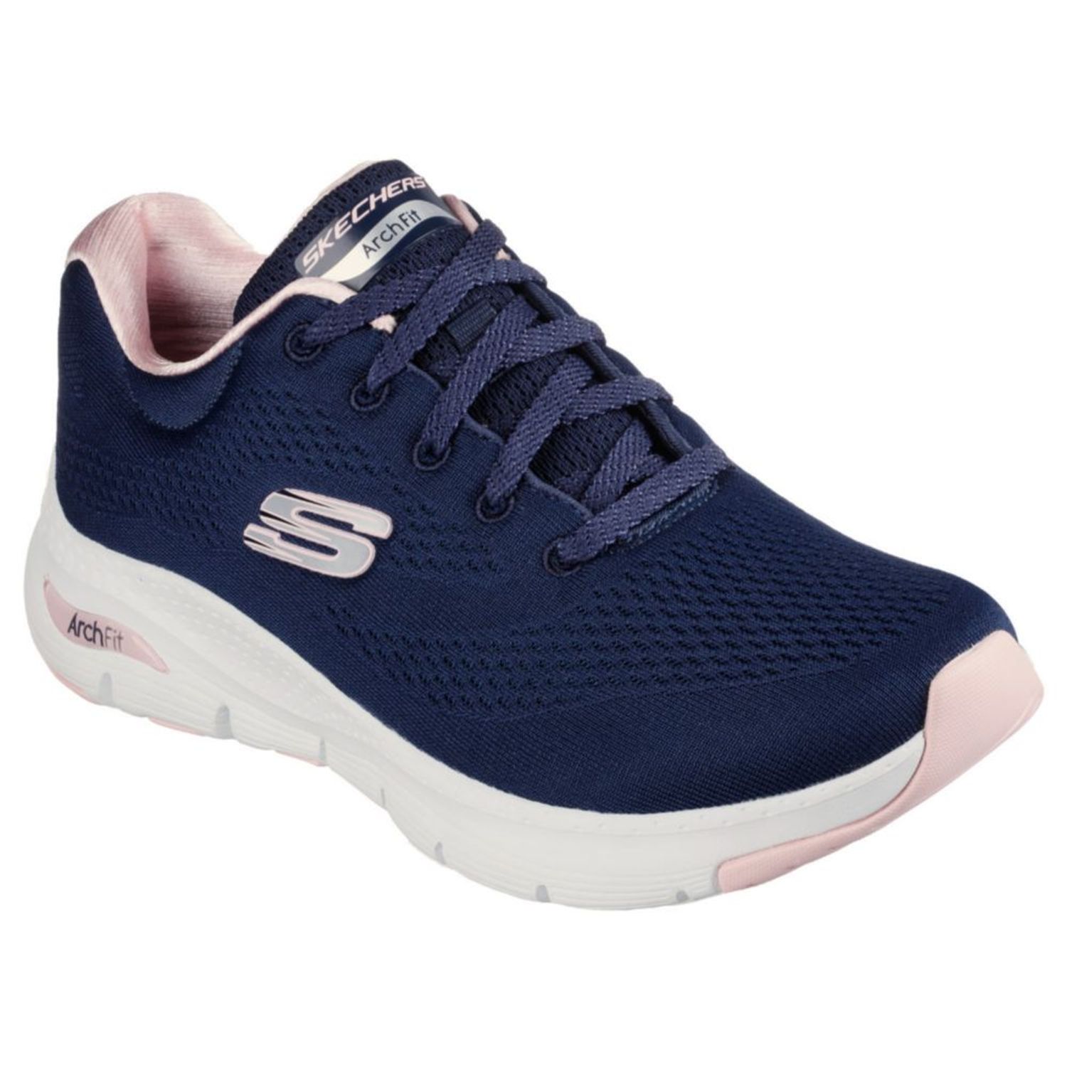 Zapatillas Skechers Urbanas Mujer Arch Fit 149057-NVPK Azul | Oechsle -  Oechsle