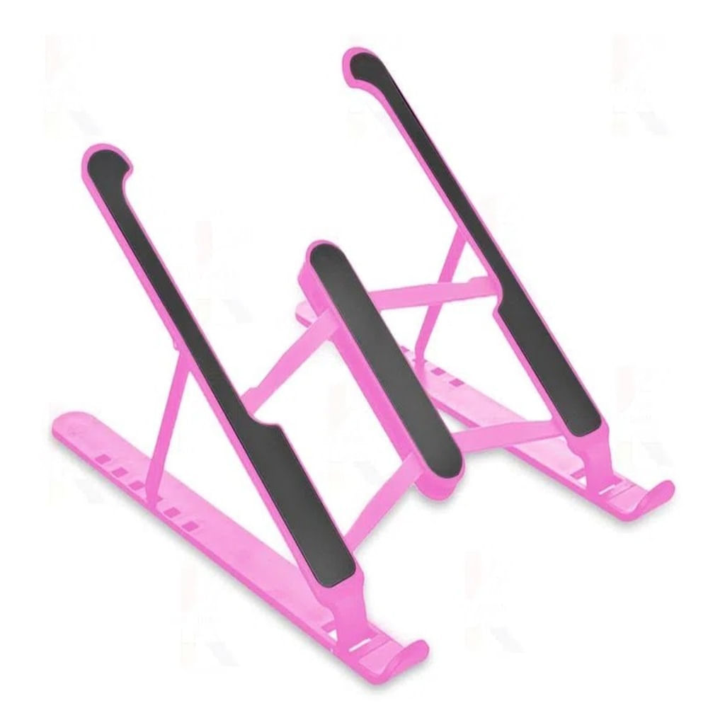 Soporte Ajustable Plegable Portátil para Laptop Rosado