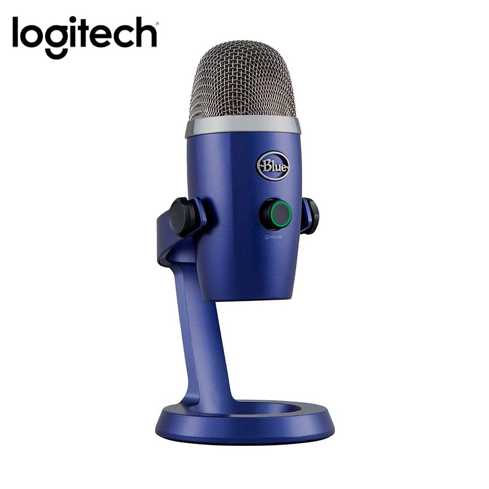 Microfono Blue Yeti Nano Usb Streaming Cardiod Omni Blue