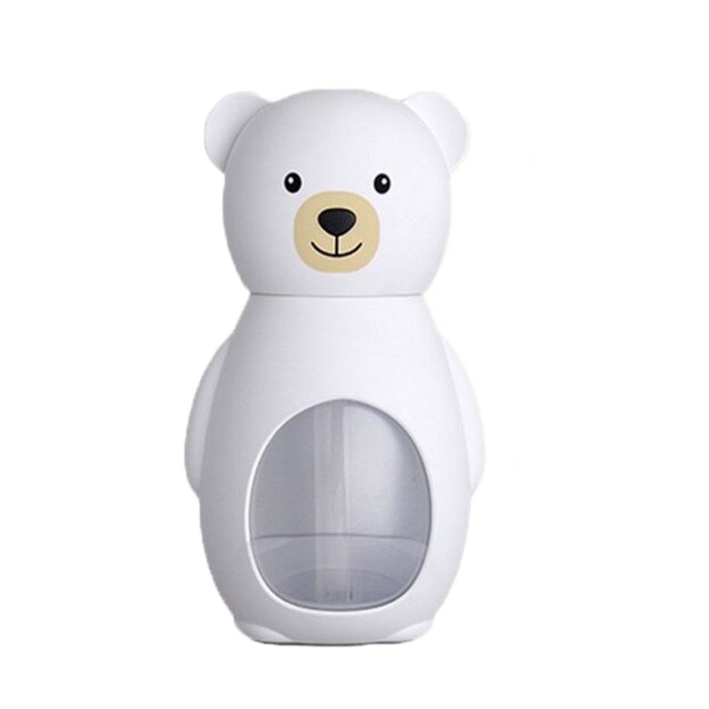Mini Humidificador Difusor Oso Decorativo 160 ml White