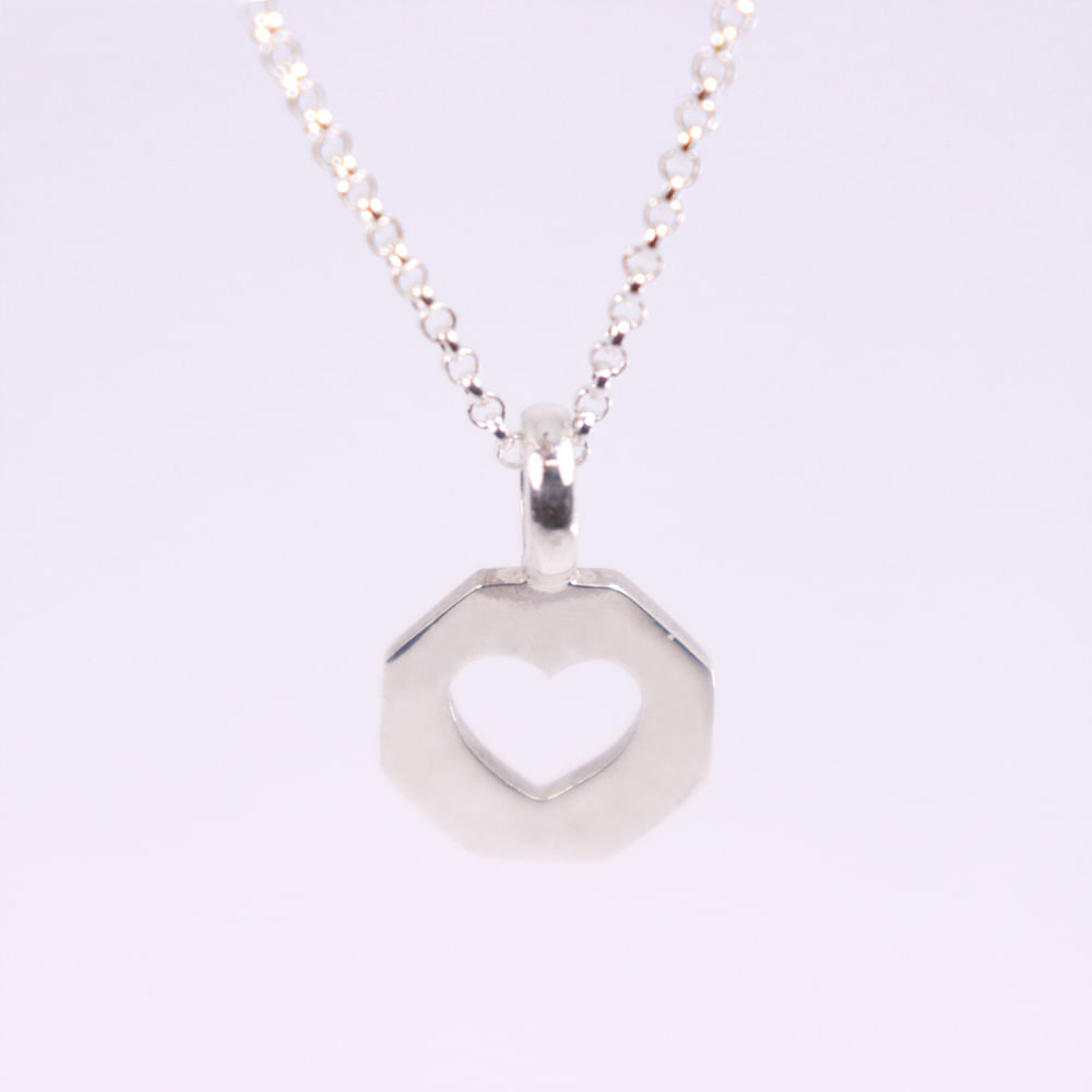 Dije de Corazón en Plata