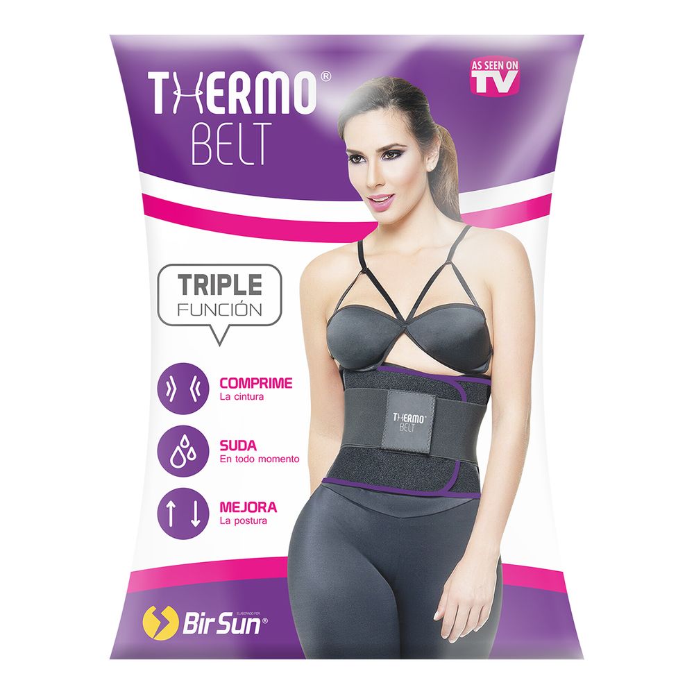 Faja Térmica Deportiva, Corrige Postura y Soporte Lumbar Talla M