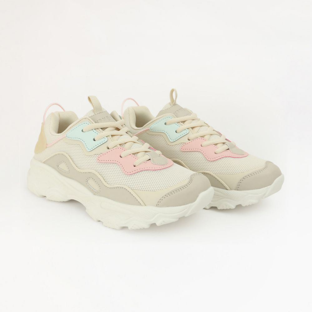 chaco-cobre-zapatillas-de-vestir-urbanas-de-mujer-en-cuero-metalizado-beige-y-cobre  - La Leopolda