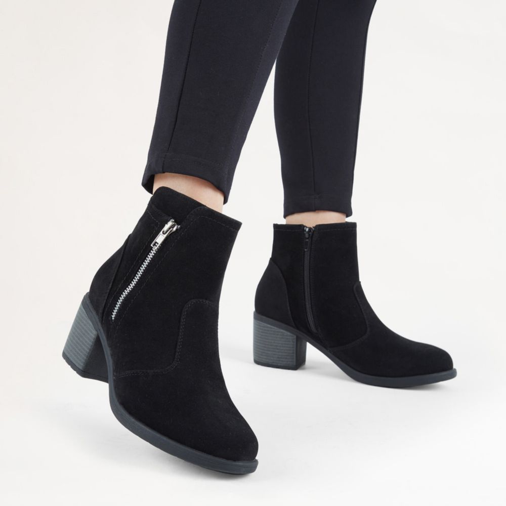 Botines Madison Mujer Cierre Negro | Oechsle - Oechsle