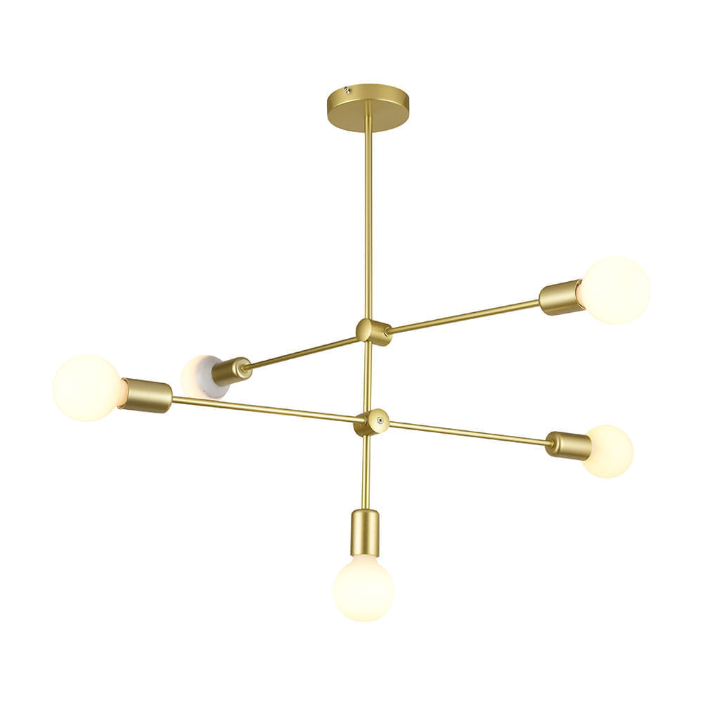 Colgante lisa Dorado E27 Lightech