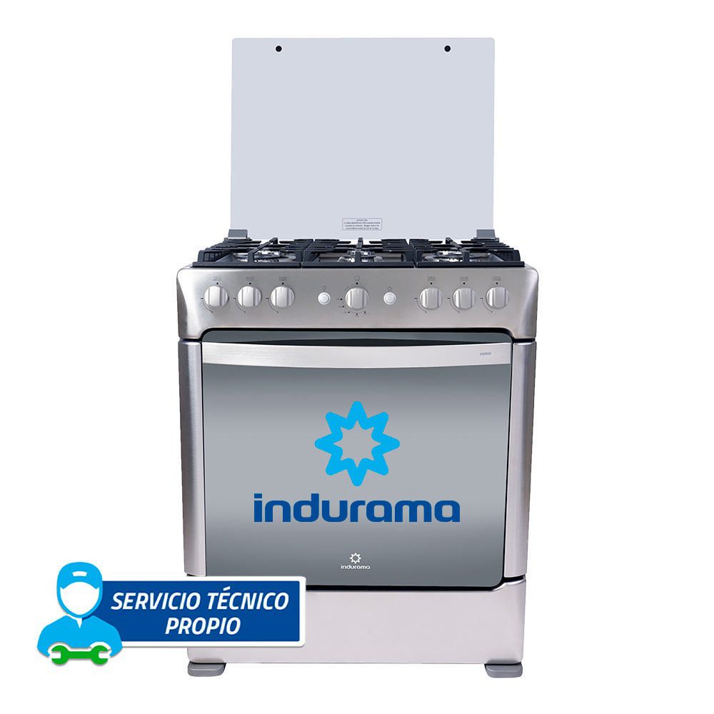 Cocina a gas Indurama parma p 6 quemadores | La Curacao
