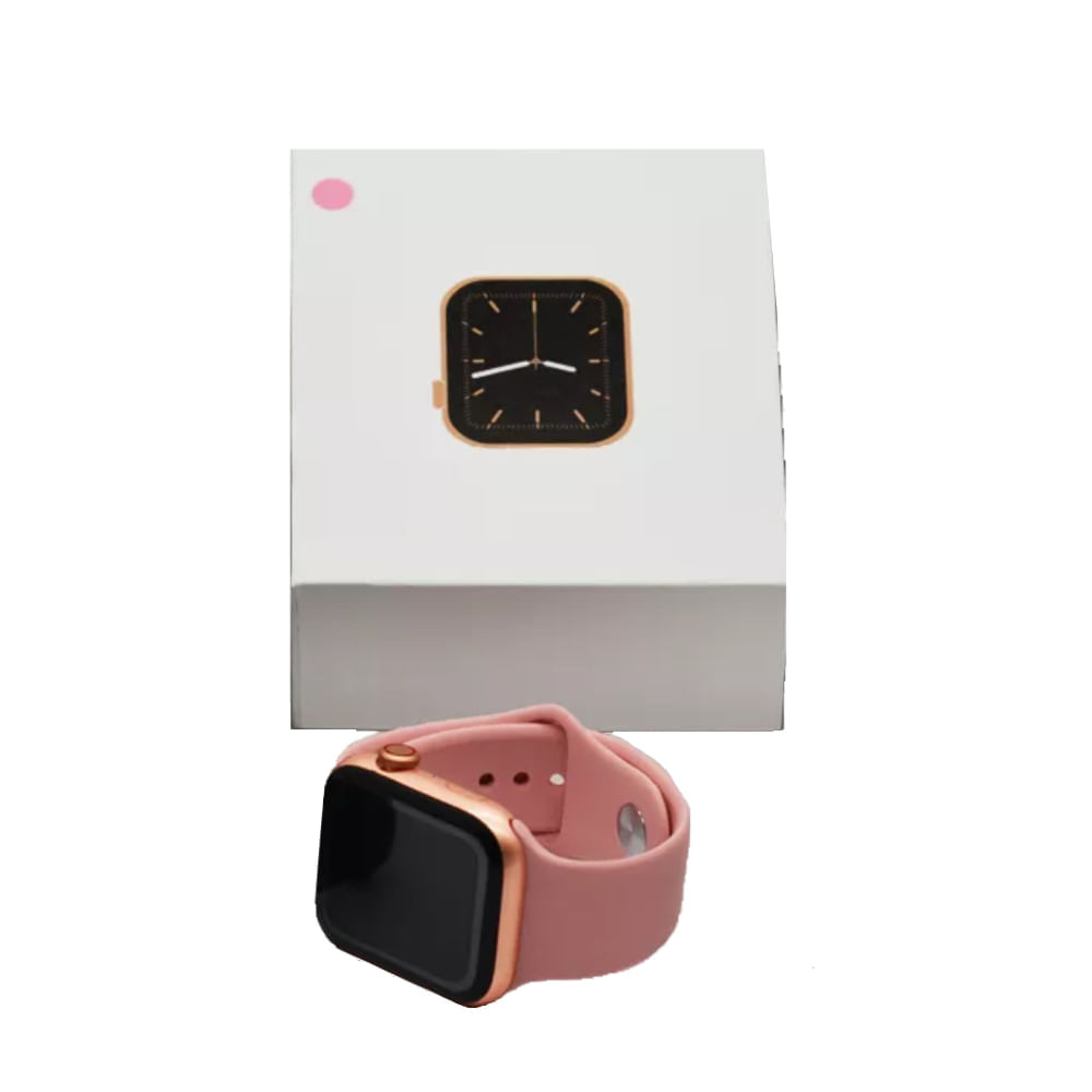 Smart Watch W26 Plus Serie 6 Rosado Acuático | Oechsle - Oechsle