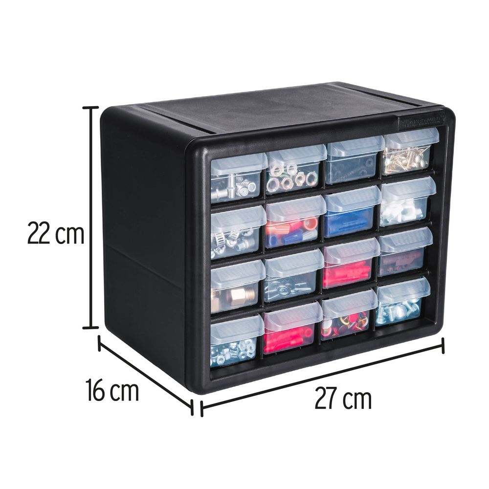 Organizador Truper 10 Pulgadas con 16 Gavetas