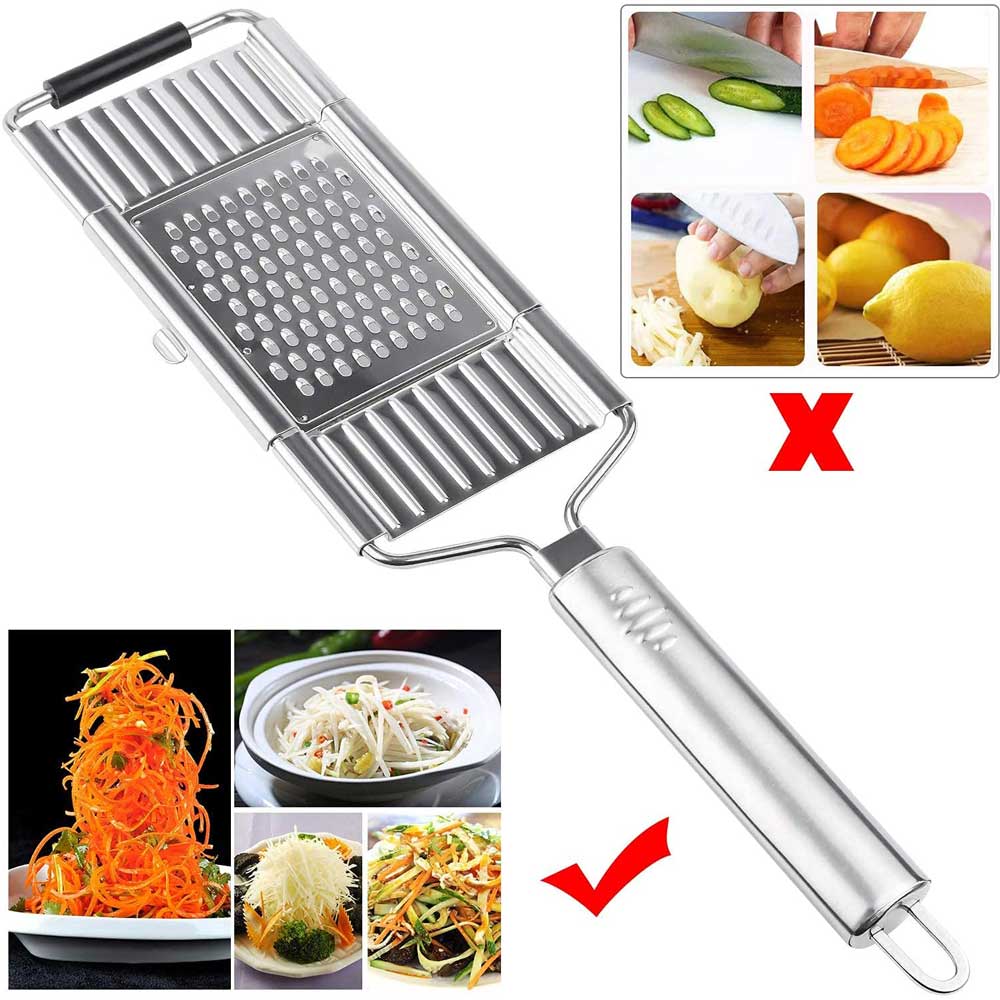 Rallador Triturador Multiusos de Frutas y Verduras 3 en 1