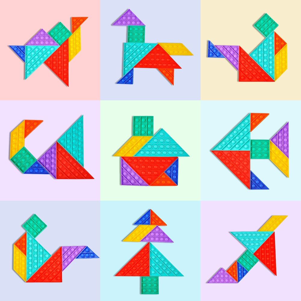 Tangram Educativo Pop It Piezas Oechsle Oechsle - Main Image