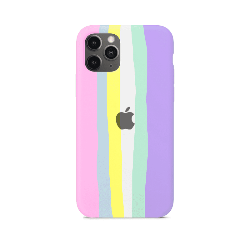 Case Carcasa Silicona para iPhone X / XS Rainbow Rojo | Oechsle