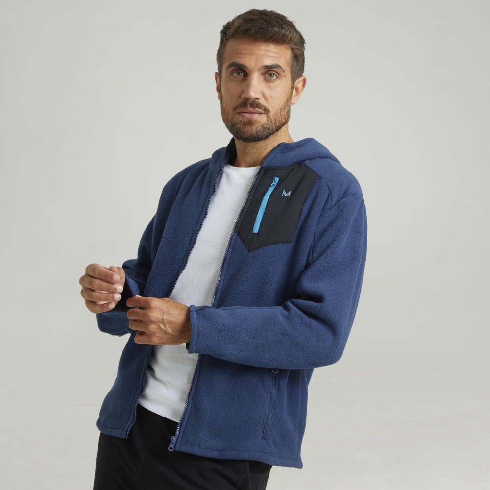 Polera Madison Polar Con Cierre Capucha Hombre | Oechsle.pe - Oechsle