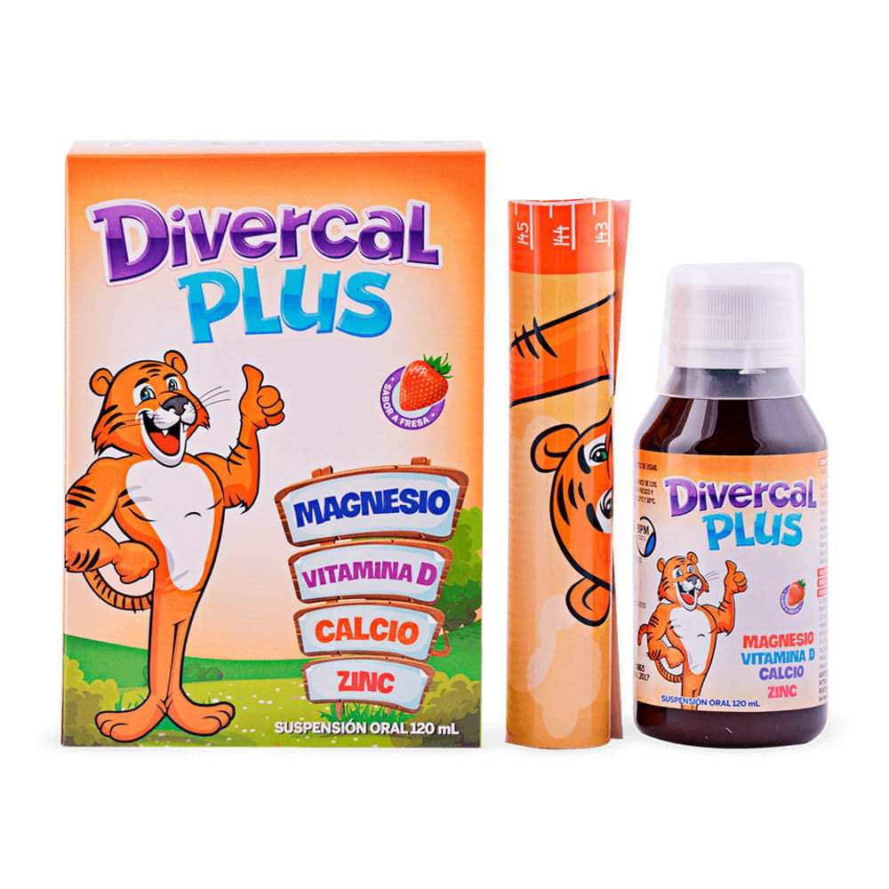 Divercal Plus Sabor Fresa