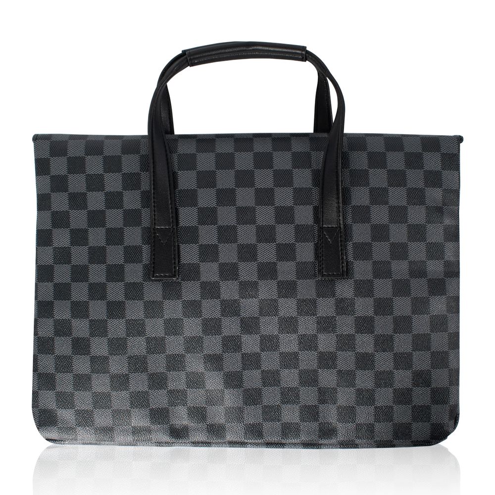 Maletin de Cuadros para Laptop Multifuncional de 15” Negro