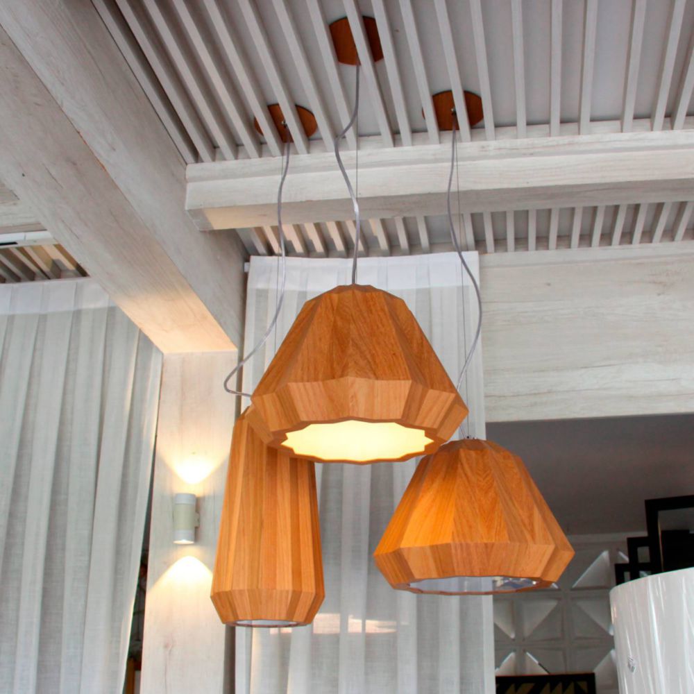 Luminaria Colgante Plisse