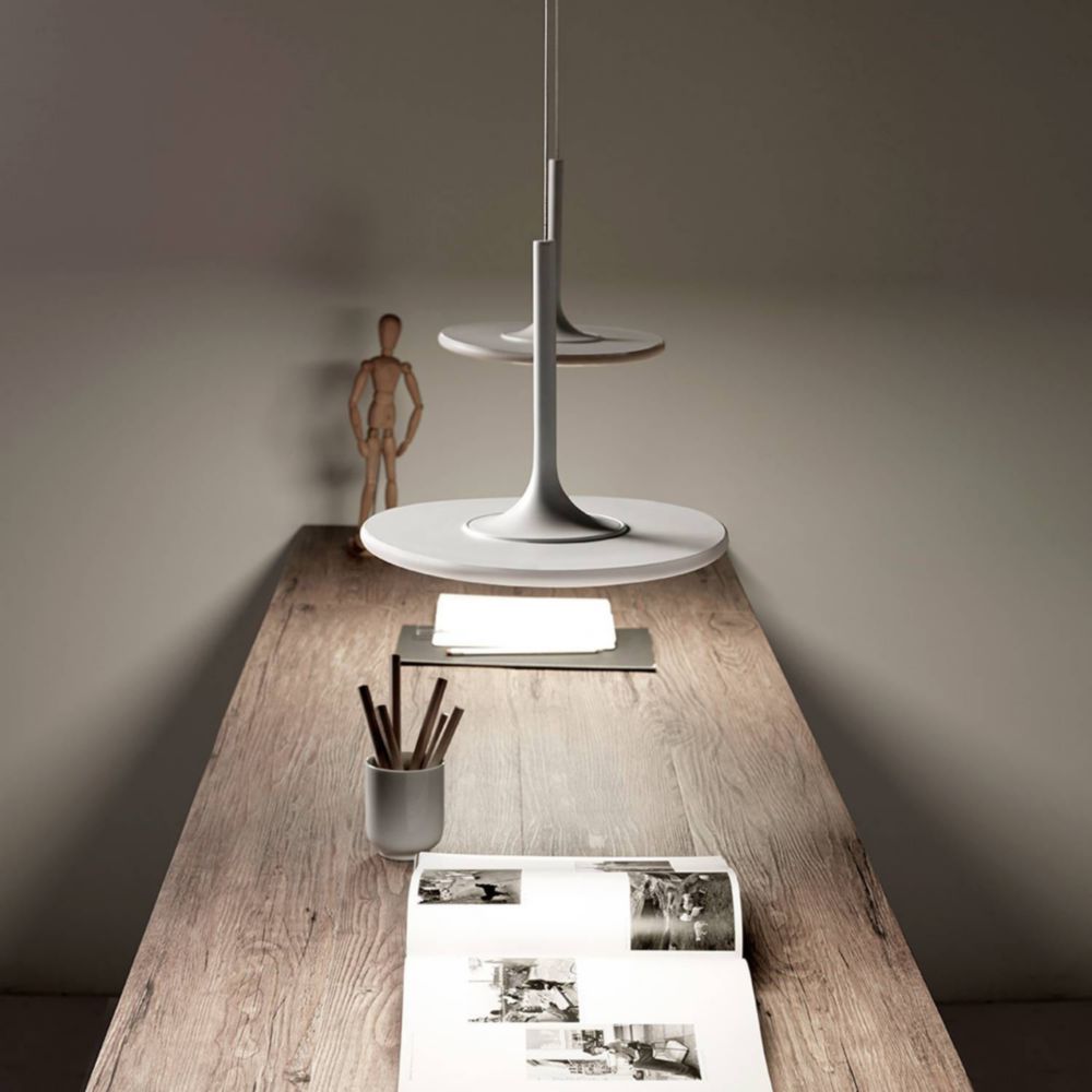 Luminaria Colgante Net Blanco Mate