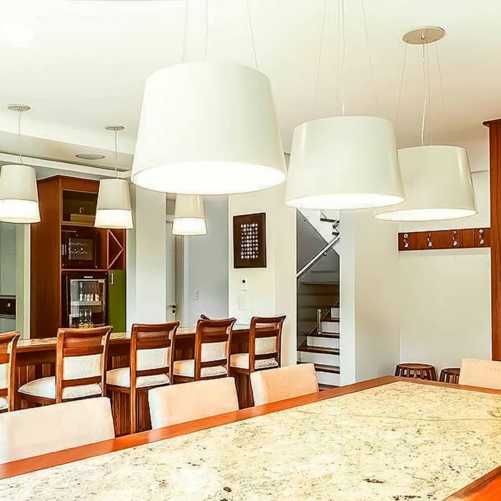 Luminaria Colgante Cónico Blanco