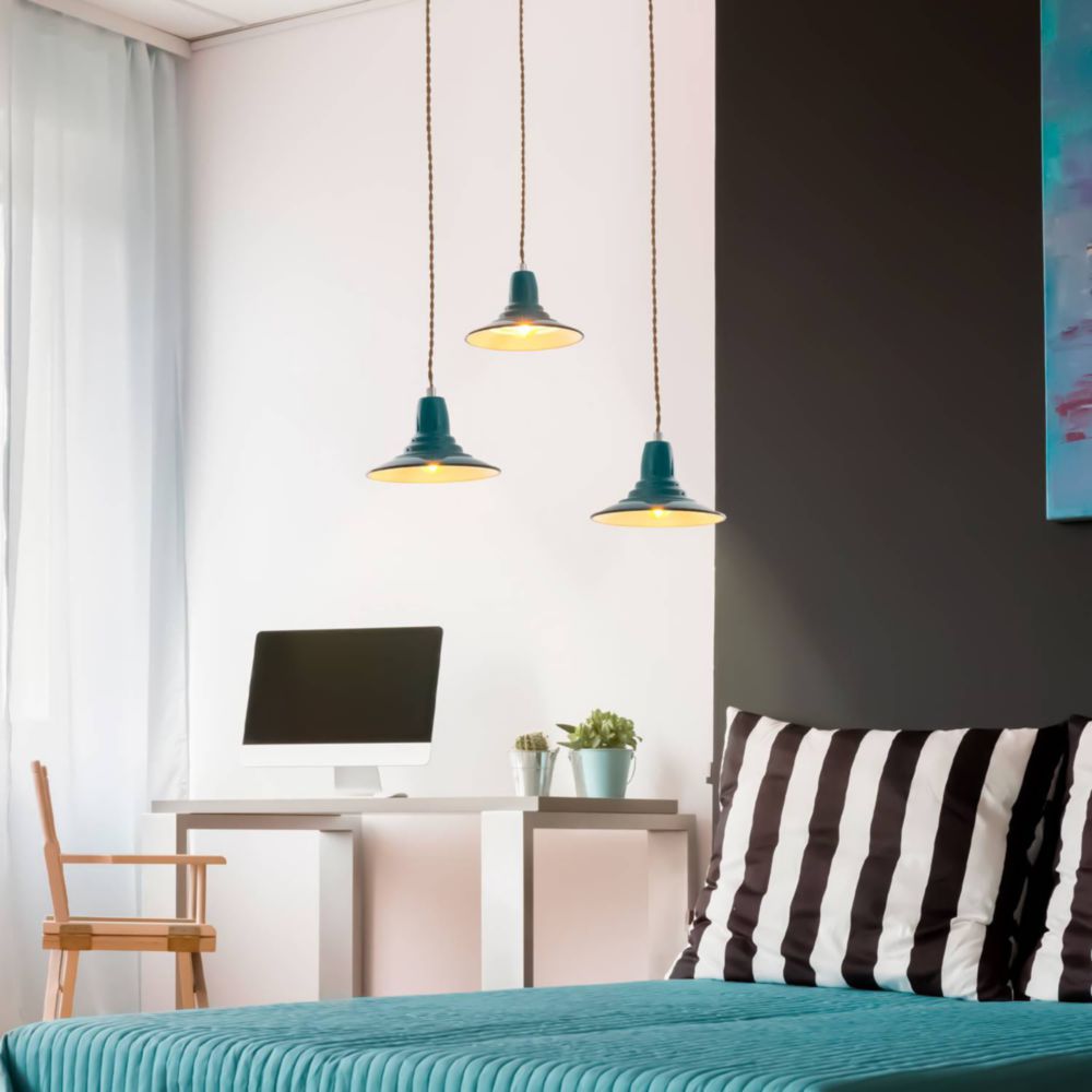 Luminaria Colgante Ninette Azul