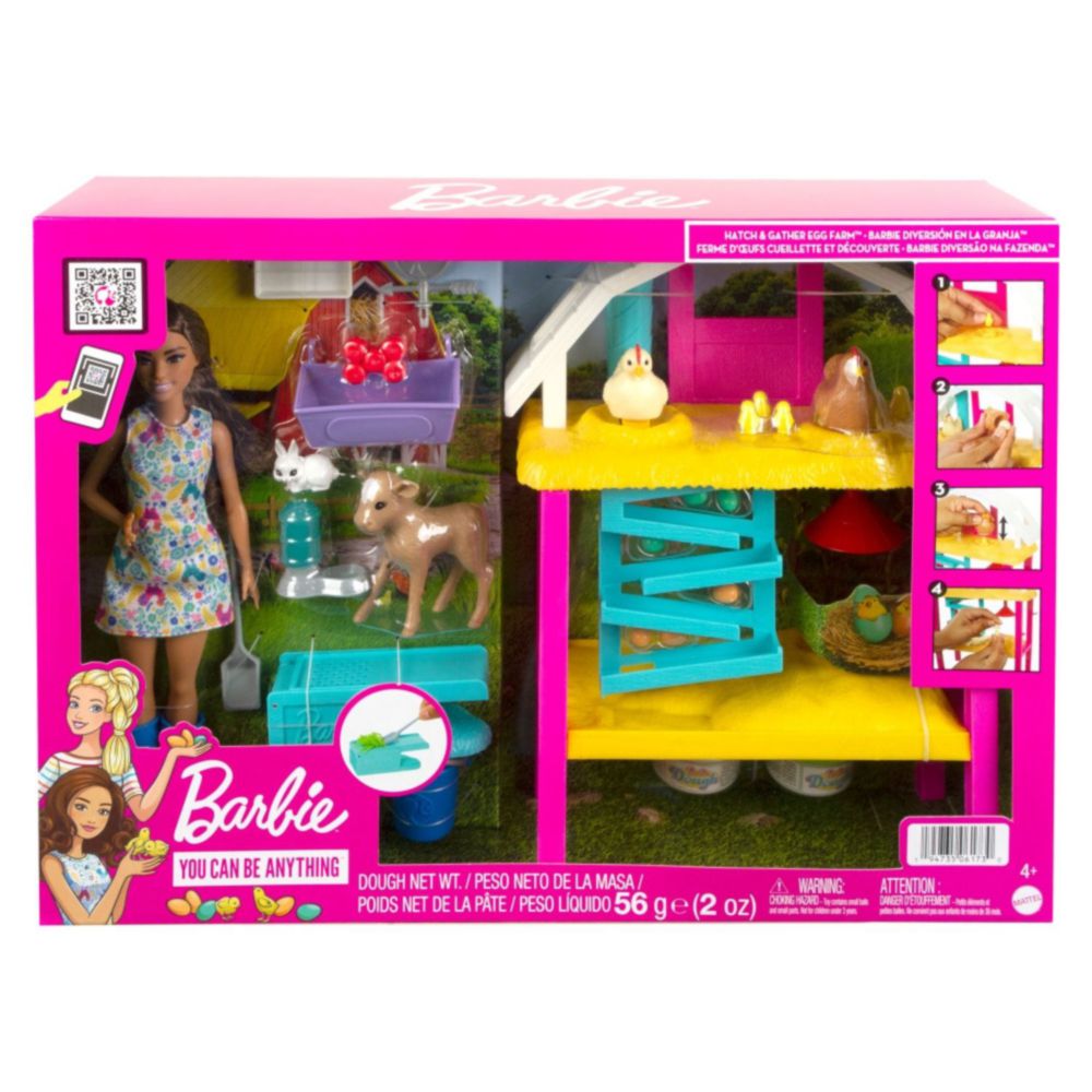 Muñeca Barbie Set De Diversión En La Granja Hgy88 | Oechsle.pe - Oechsle