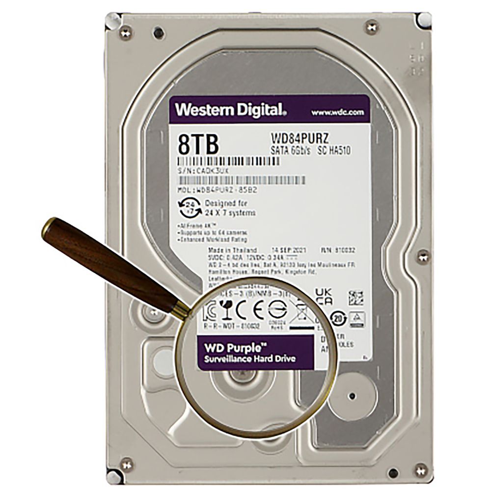 Disco Duro 8TB Purple Western Digital 256MB