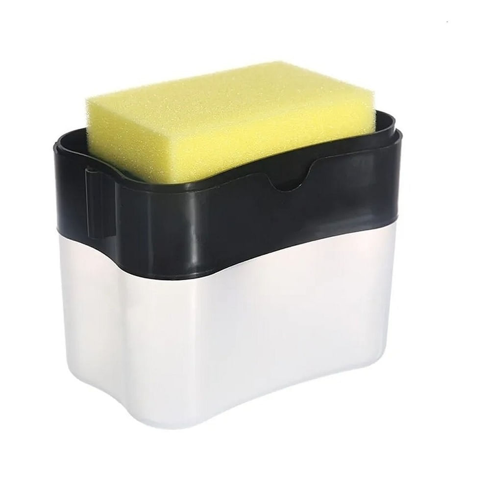 Dispensador Lavavajilla Porta Esponja Bomba Manual