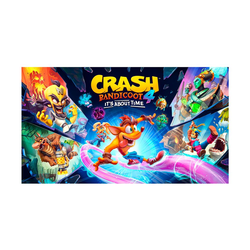 Crash Bandicoot 4 It'S About Time + Poster Playstation 4