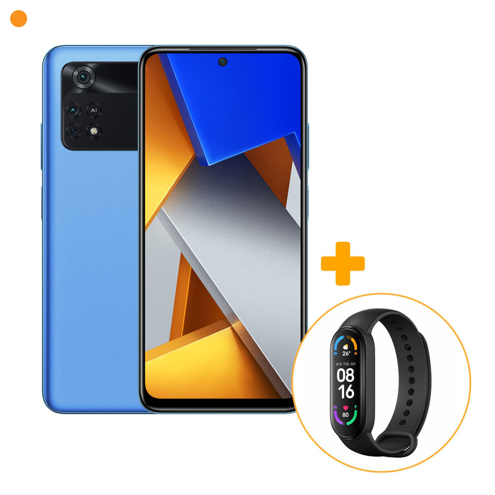 Celular Xiaomi Poco M4 Pro 5G 128GB 6GB RAM Azul - Promart