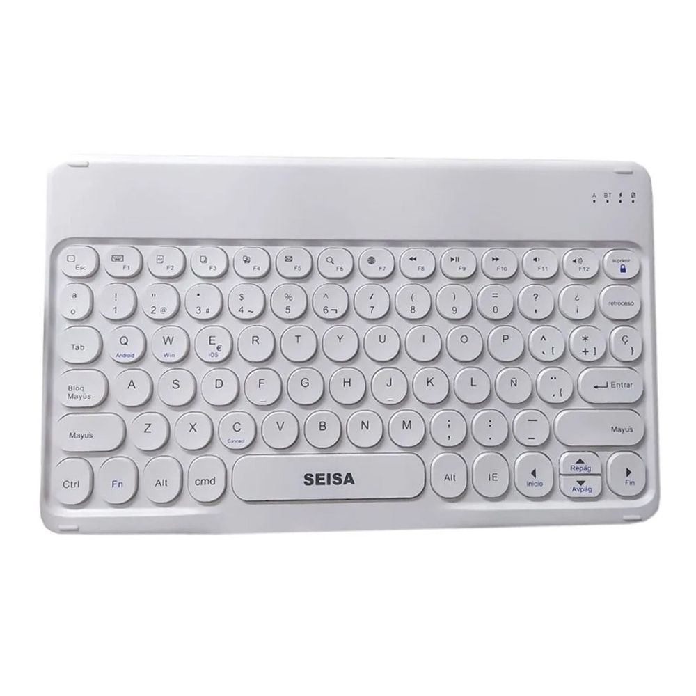 Teclado Inalámbrico Recargable Bluetooth para Tablet Laptop Celular I  Oechsle - Oechsle