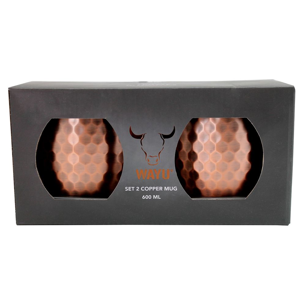 Set de Mugs WAYU Copper 600ml