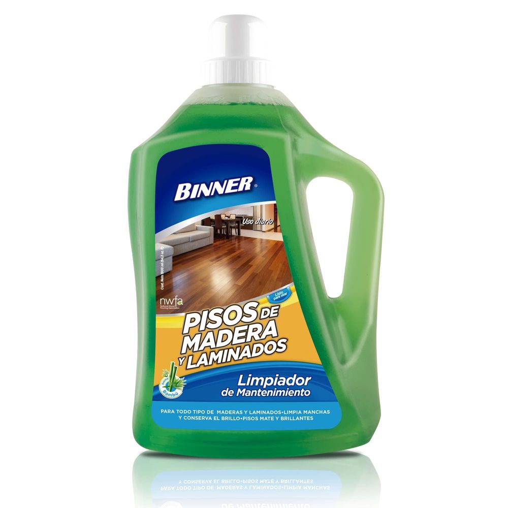 Limpiador de Mantenimiento BINNER para Pisos de Madera Botella 1.9L