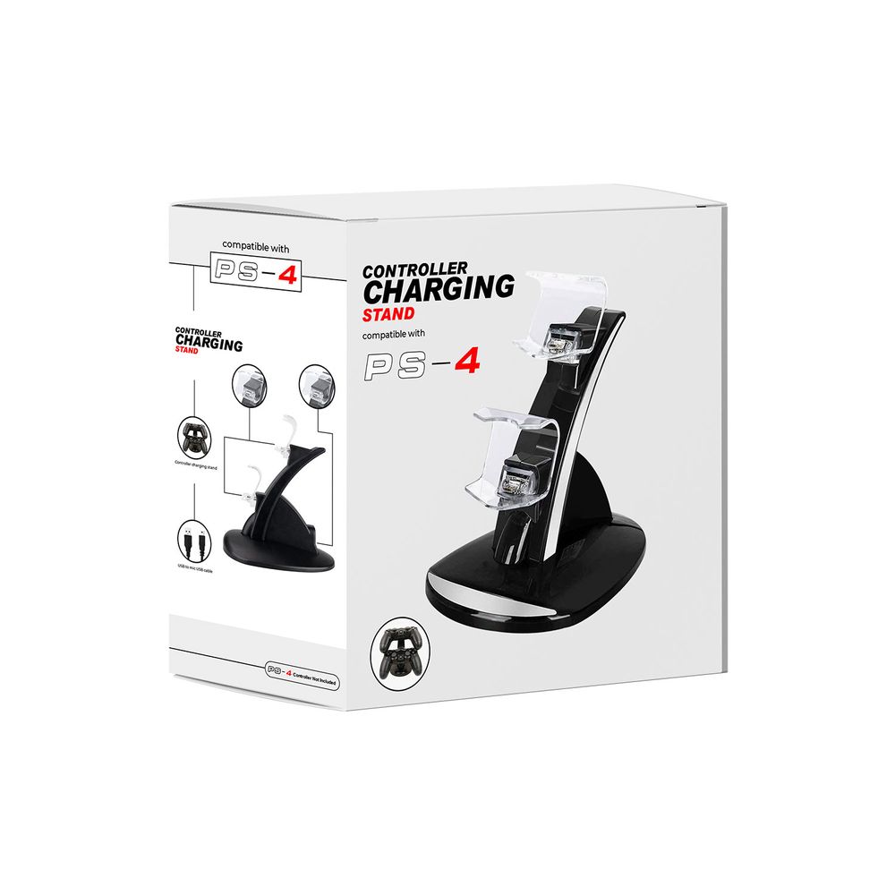 Base Cargador Ps4 Doble Mando Generico