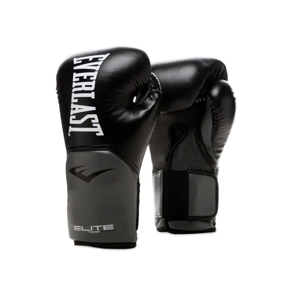 Guantes Everlast Boxeo Elite Pro Style 12 Oz Negro