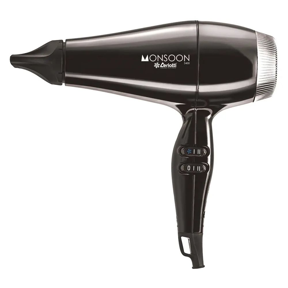 Secador de Cabello Profesional Ceriotti Monsoon 3400 Negro