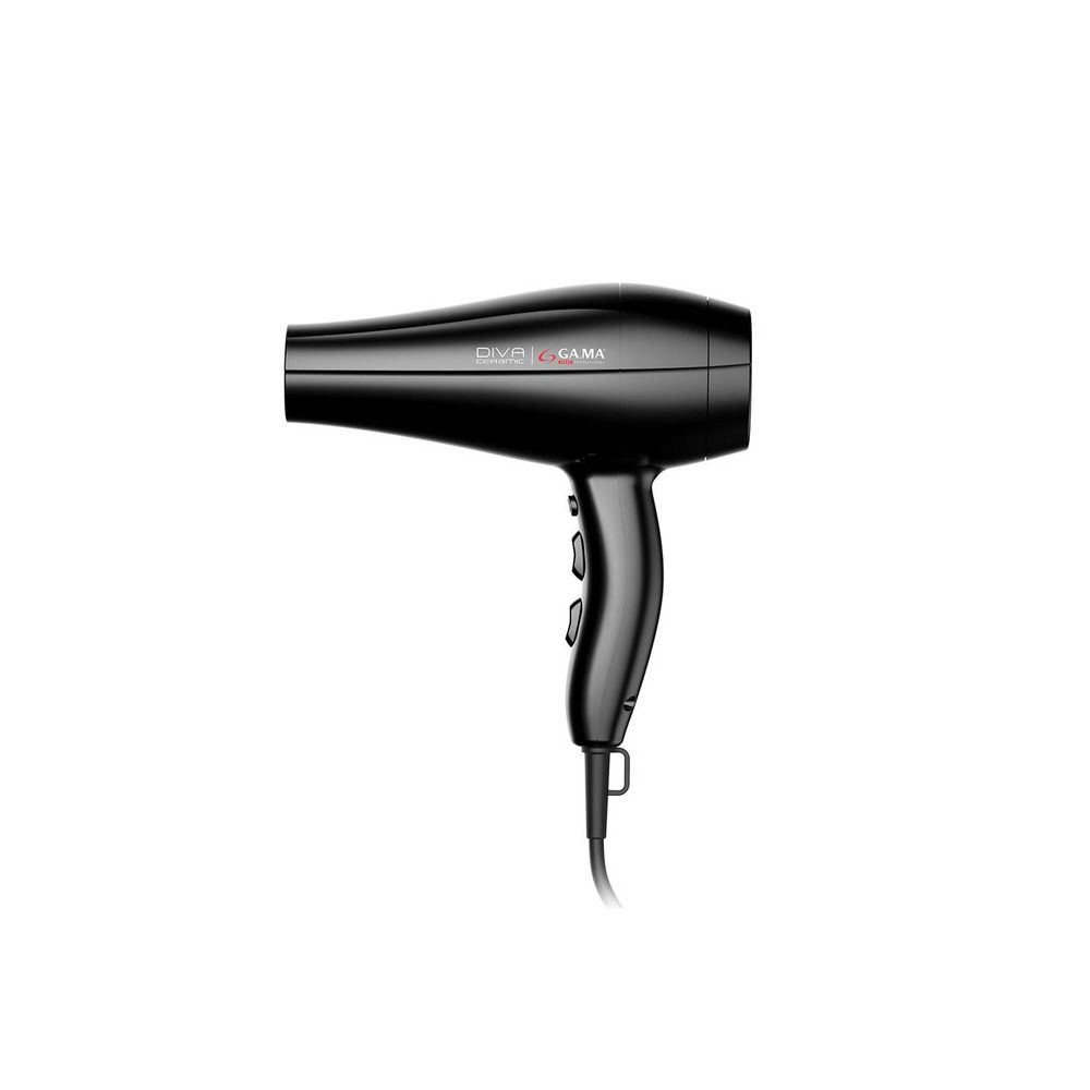 Secadora de Cabello Profesional Gama Diva 2300W Negro