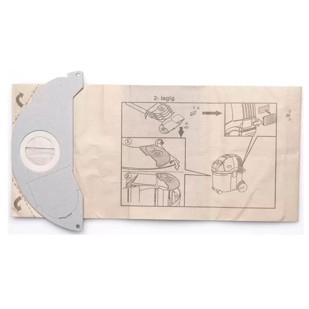 Bolsa de papel karcher para aspiradora WD2 premiun Karcher