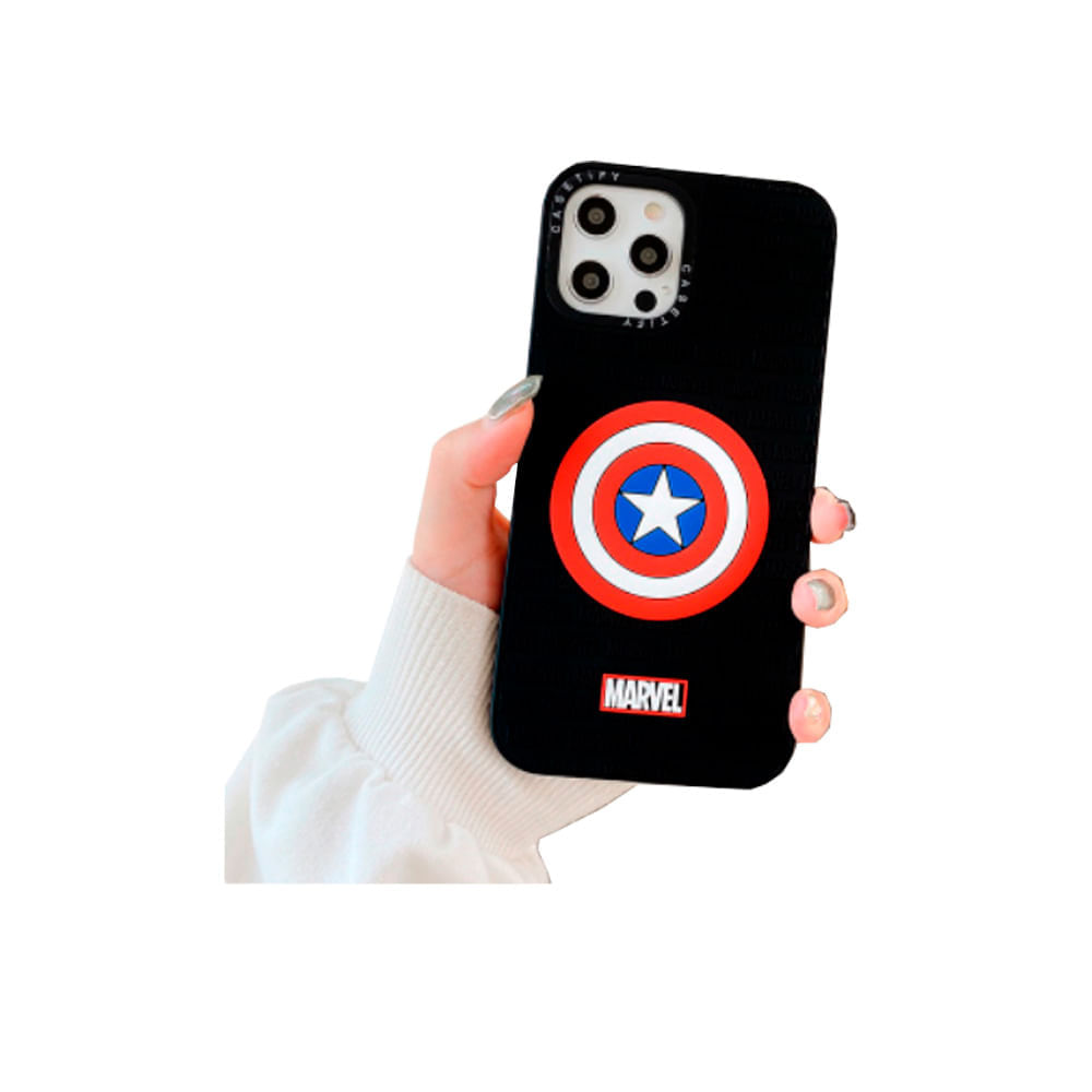 Case silicona Marvel Escudo Capitan América para iphone 11 Pro