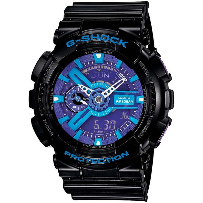 Reloj Casio G-Shock GA700CT-1A Para Hombre Digital Analógico Luz Led  Acuático Negro Azul Naranja