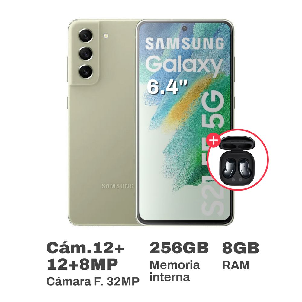 Celular Samsung Galaxy S23 FE 6.4 8GB RAM 256GB Grafito + Buds FE Black