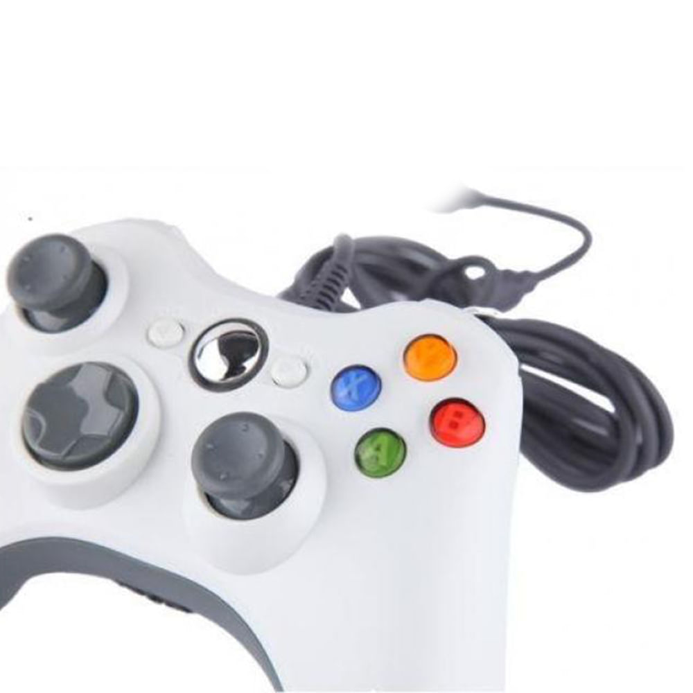 arquitecto empleo Porra Mando Xbox 360 con Cable Para Consola Pc Con Windows 7/8/10 - Cableado -  Blanco | Oechsle - Oechsle